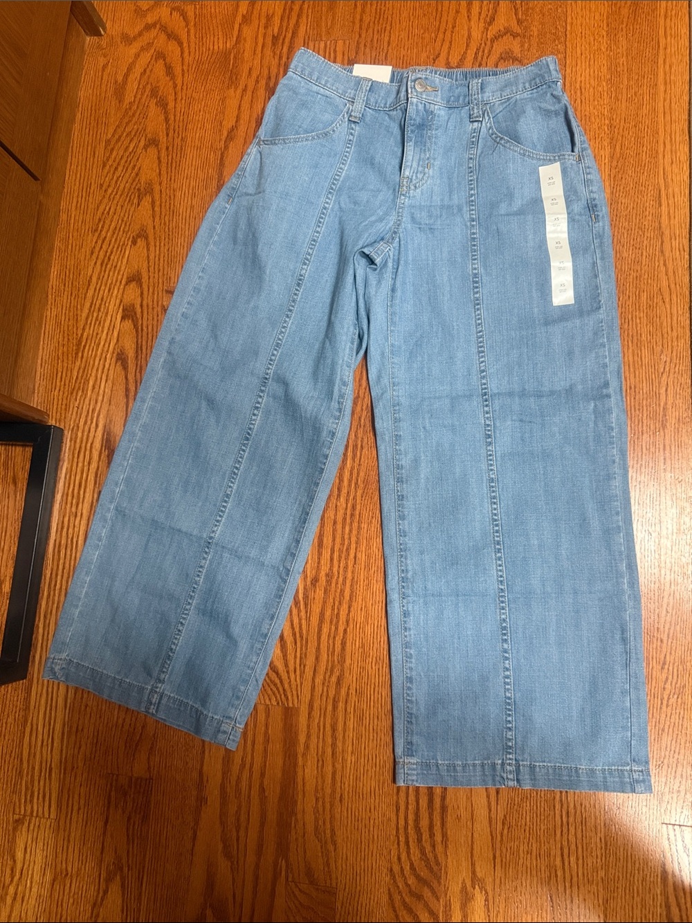 Banana Republic Light Wash Wide Leg Denim Jeans